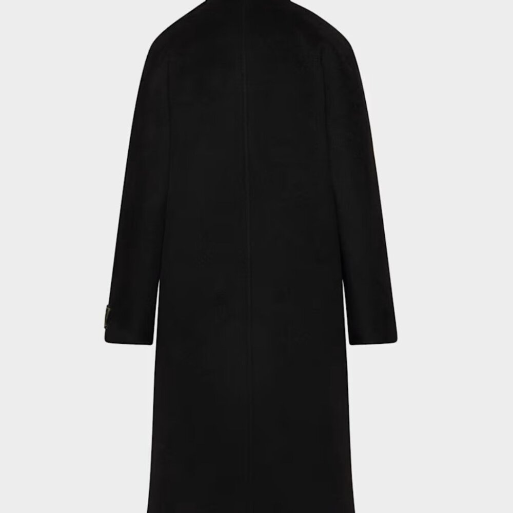 NWT Aritzia BABATON The Slouch Coat - (Re)Camel Wool Black - Picture 9 of 16